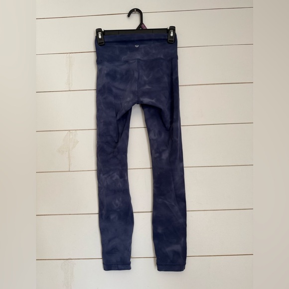 Lululemon Wunder Train High-Rise Tight 25" *Diamond Dye Diamond Dye Shade Naval - Picture 8 of 11
